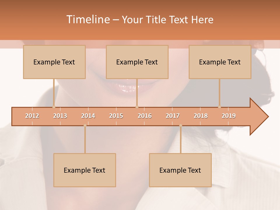Corporate Smile Woman PowerPoint Template