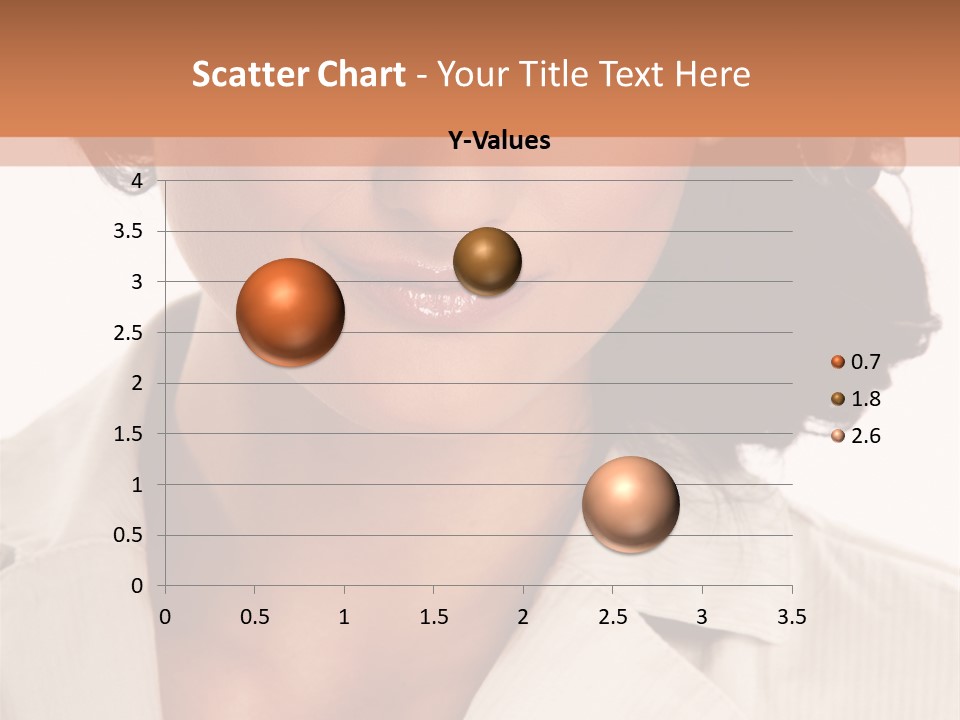 Corporate Smile Woman PowerPoint Template