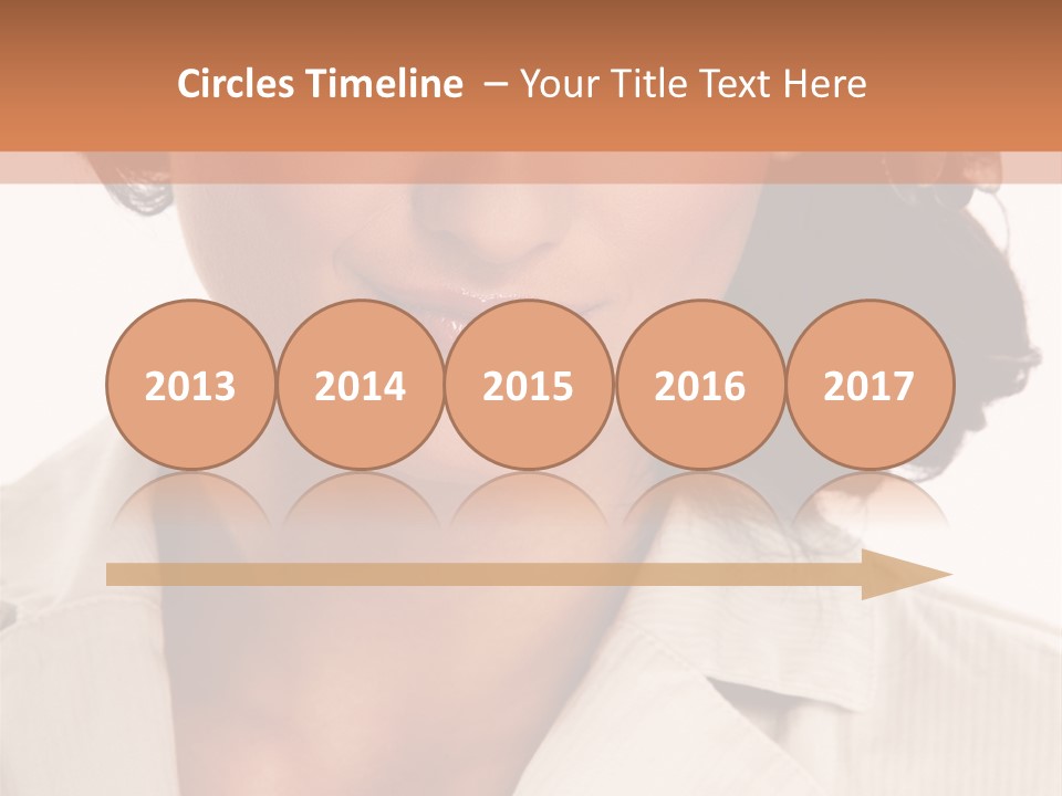 Corporate Smile Woman PowerPoint Template