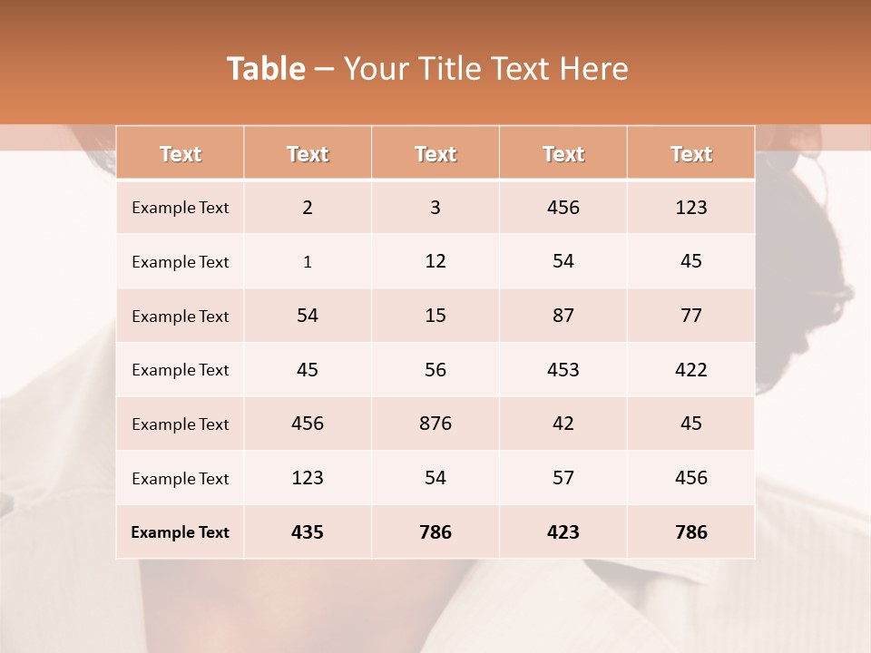 Corporate Smile Woman PowerPoint Template