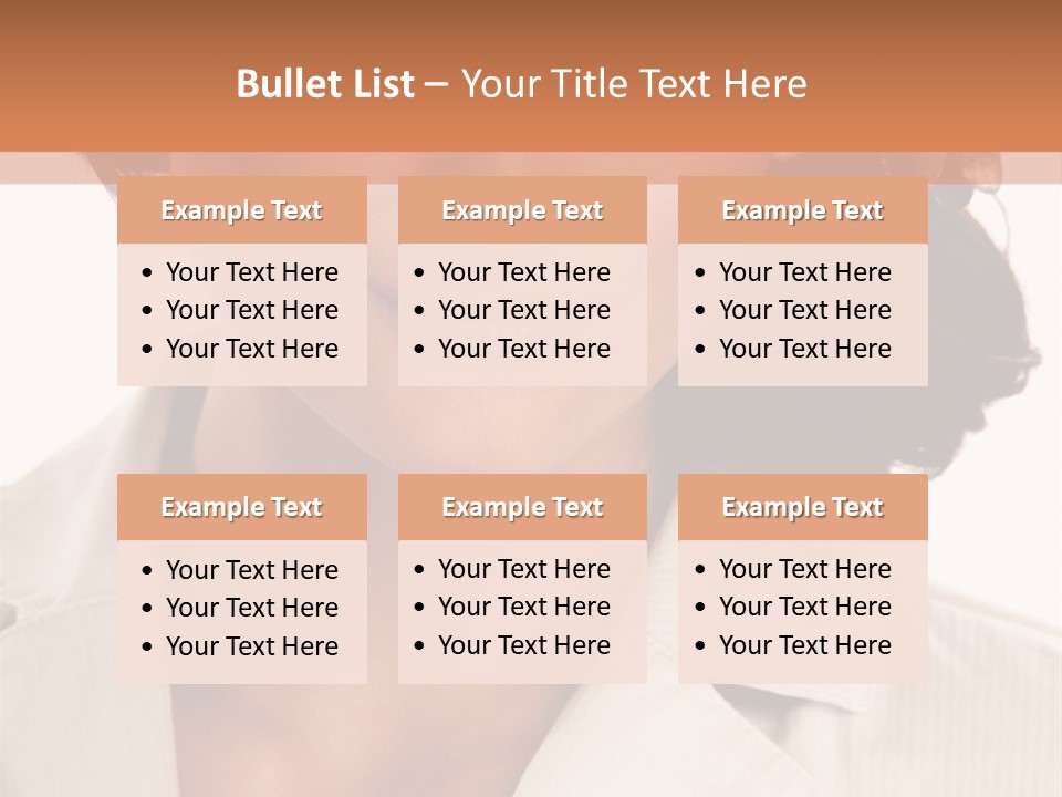 Corporate Smile Woman PowerPoint Template