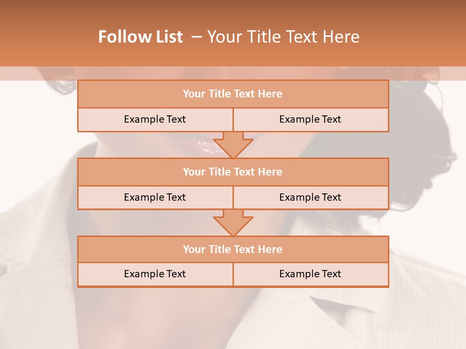 Corporate Smile Woman PowerPoint Template