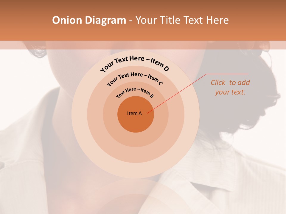 Corporate Smile Woman PowerPoint Template