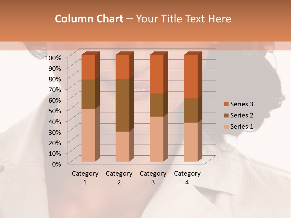 Corporate Smile Woman PowerPoint Template