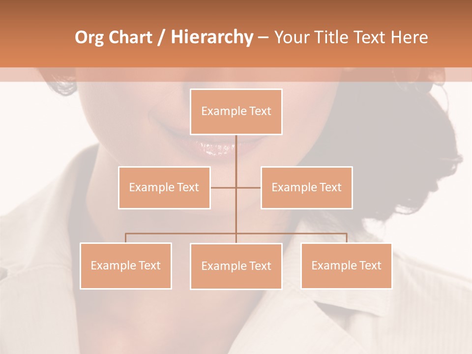 Corporate Smile Woman PowerPoint Template
