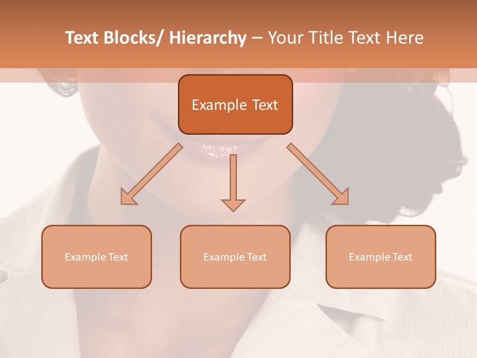 Corporate Smile Woman PowerPoint Template