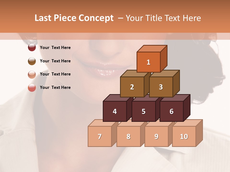 Corporate Smile Woman PowerPoint Template