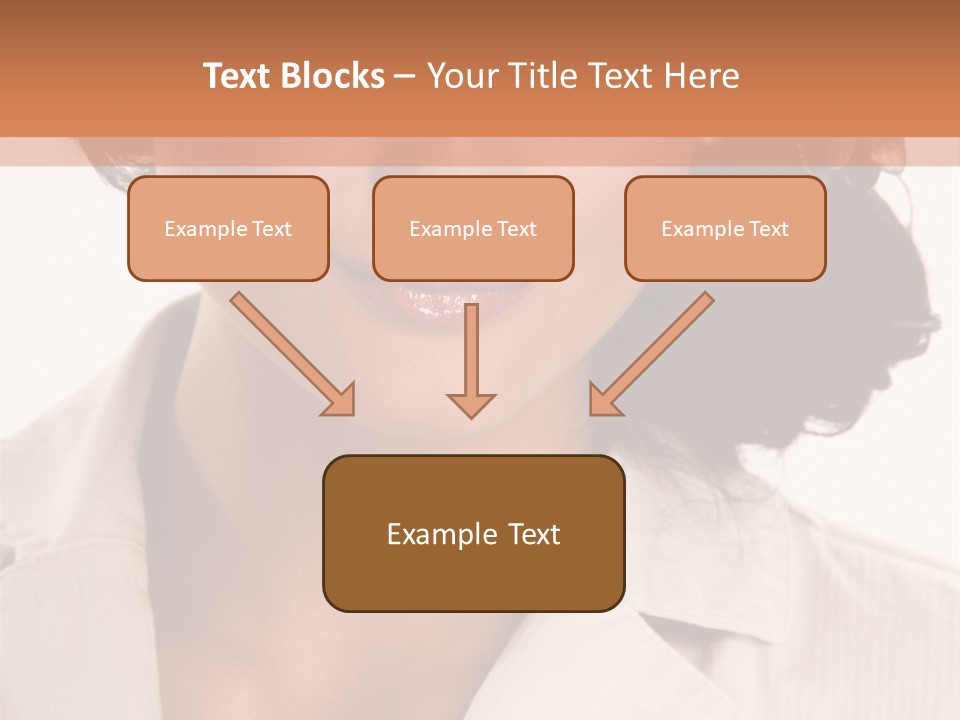 Corporate Smile Woman PowerPoint Template