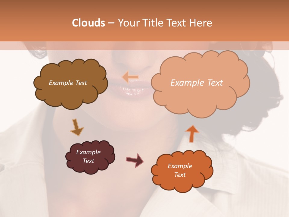 Corporate Smile Woman PowerPoint Template