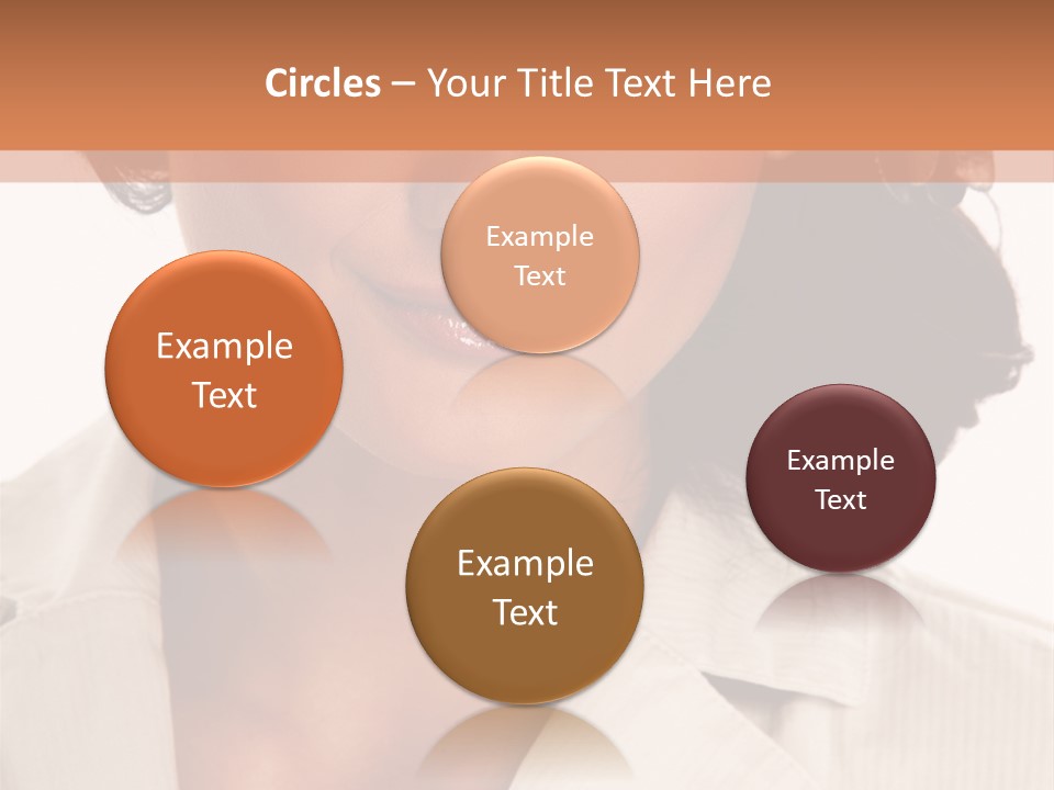 Corporate Smile Woman PowerPoint Template