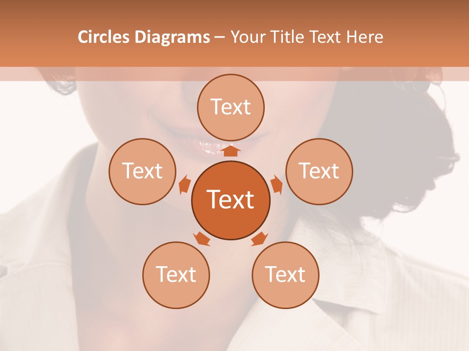 Corporate Smile Woman PowerPoint Template