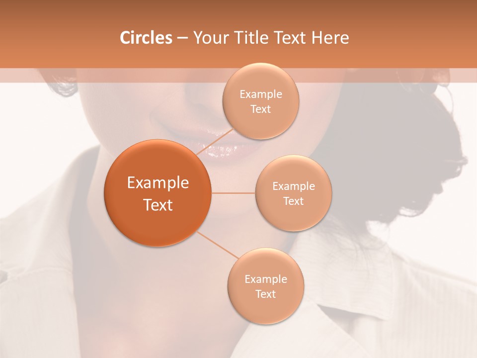 Corporate Smile Woman PowerPoint Template