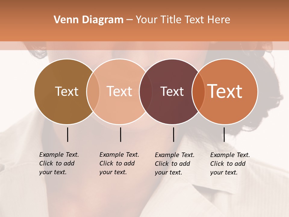 Corporate Smile Woman PowerPoint Template
