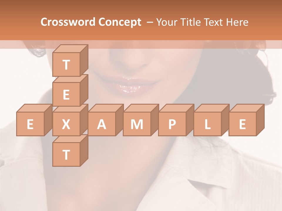 Corporate Smile Woman PowerPoint Template