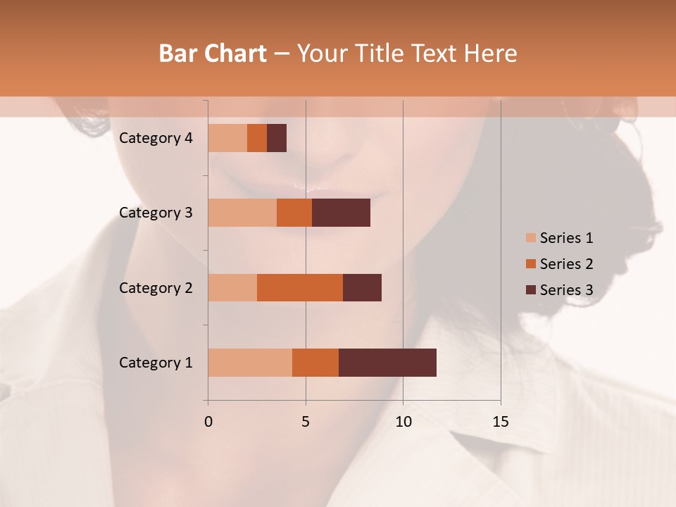 Corporate Smile Woman PowerPoint Template