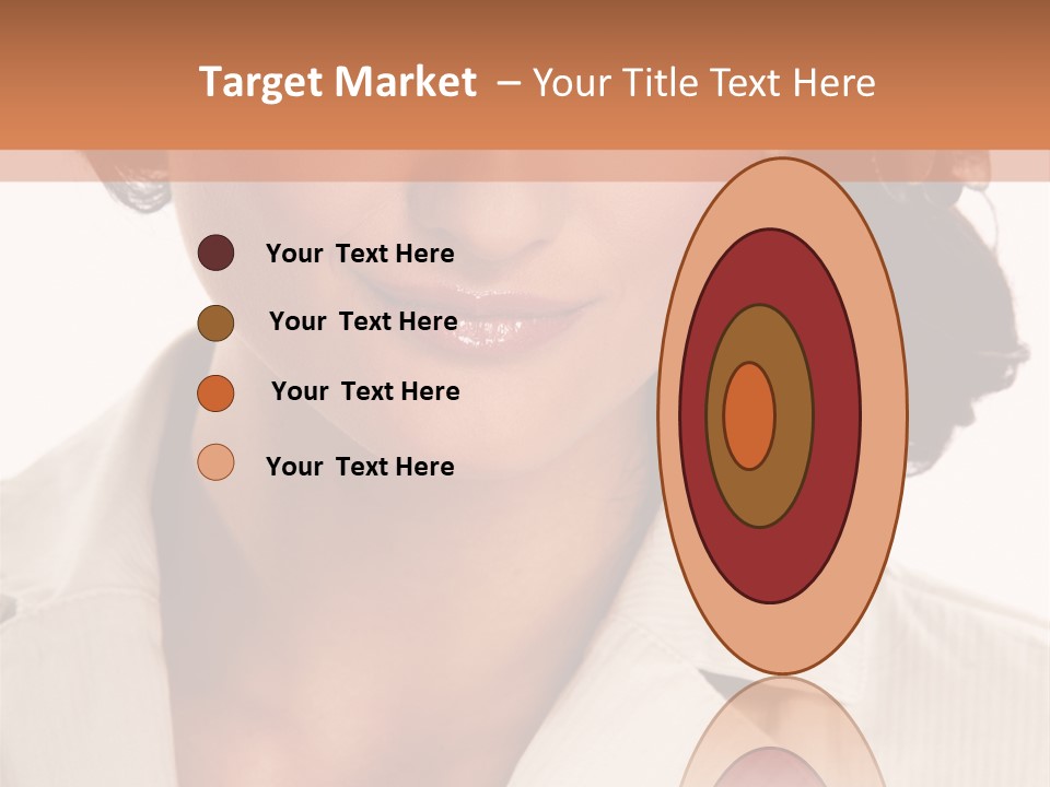 Corporate Smile Woman PowerPoint Template