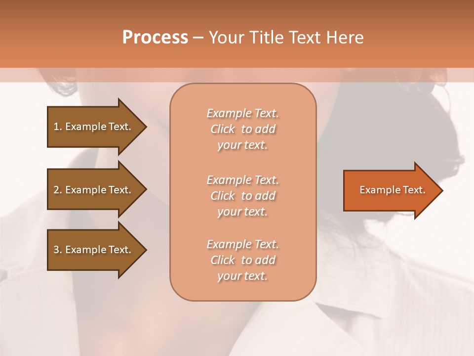 Corporate Smile Woman PowerPoint Template