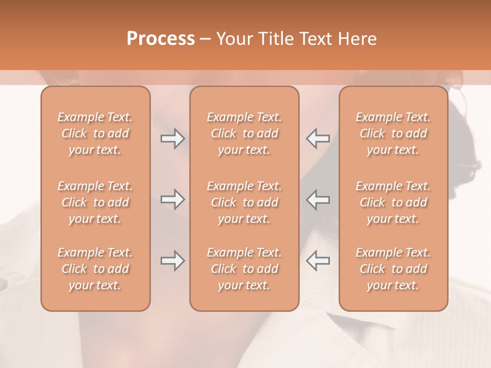 Corporate Smile Woman PowerPoint Template