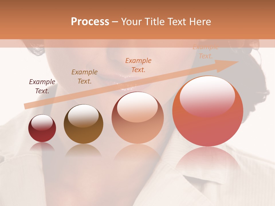 Corporate Smile Woman PowerPoint Template