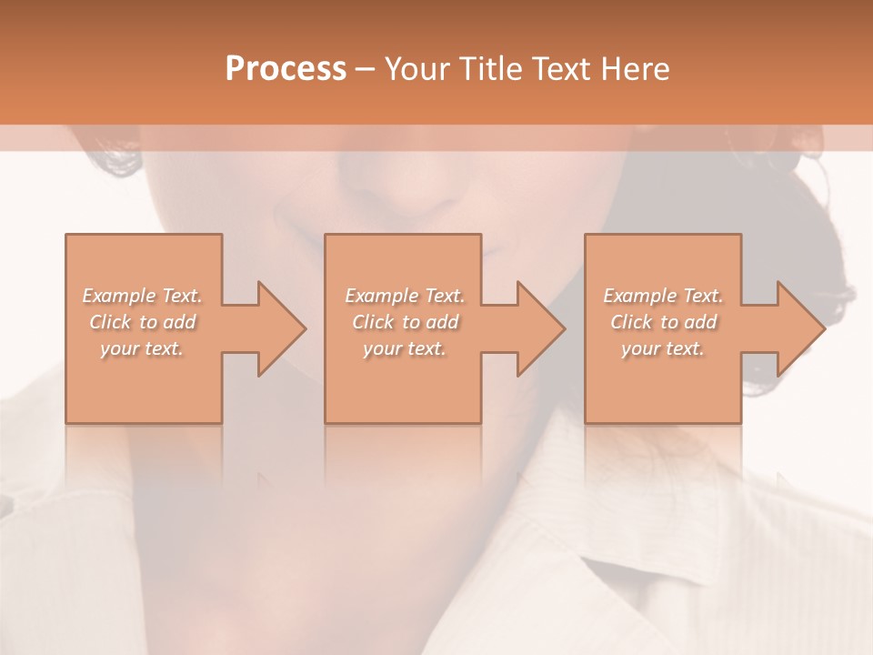 Corporate Smile Woman PowerPoint Template