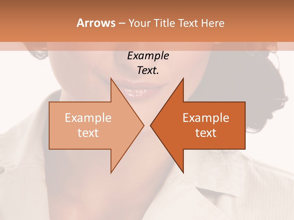 Corporate Smile Woman PowerPoint Template