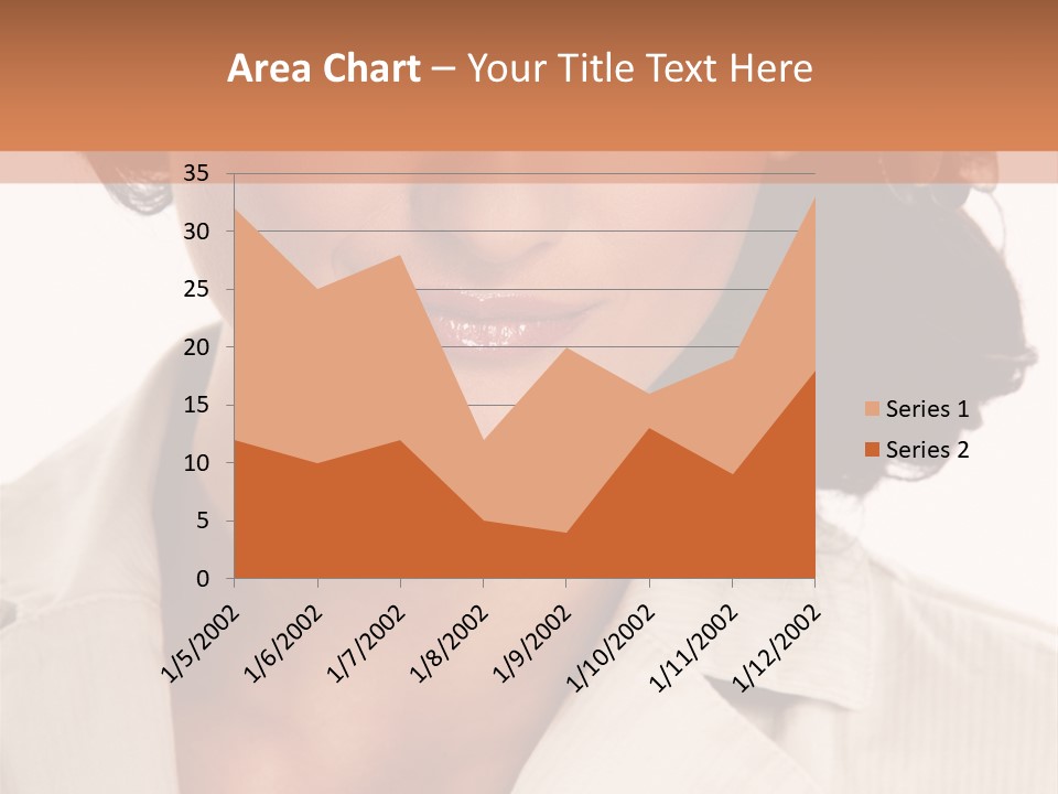 Corporate Smile Woman PowerPoint Template