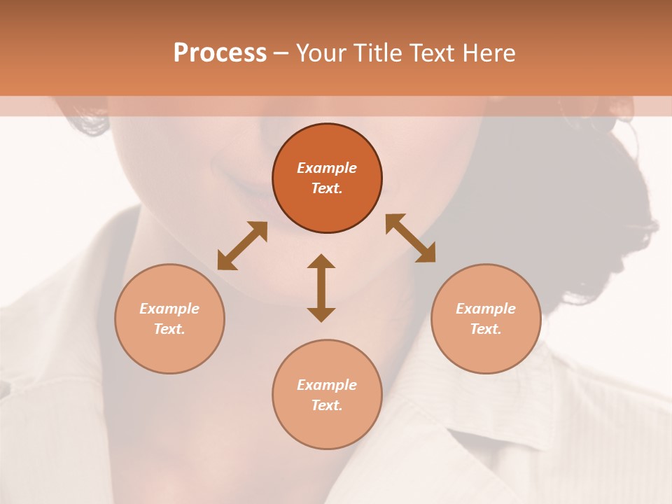Corporate Smile Woman PowerPoint Template