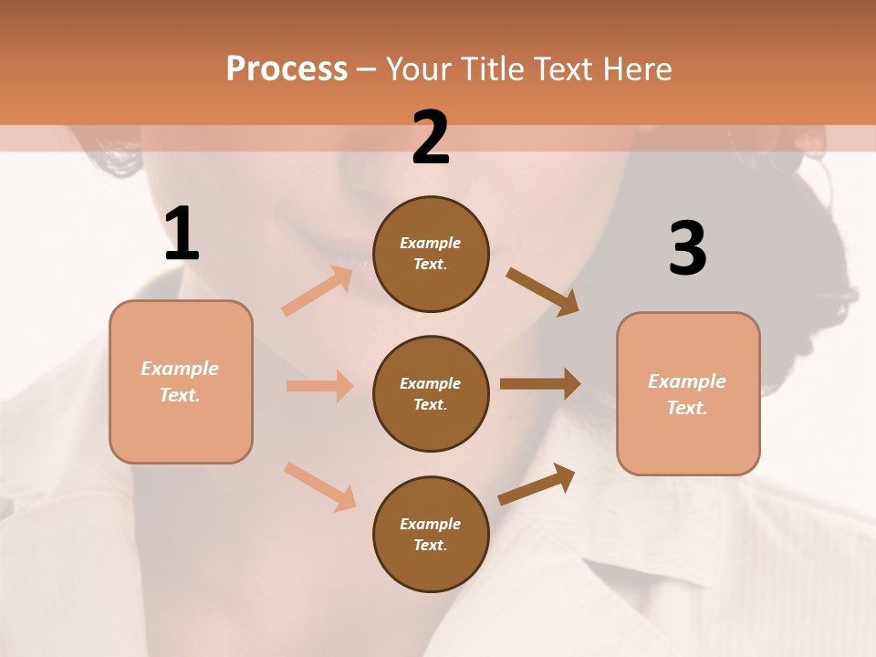 Corporate Smile Woman PowerPoint Template