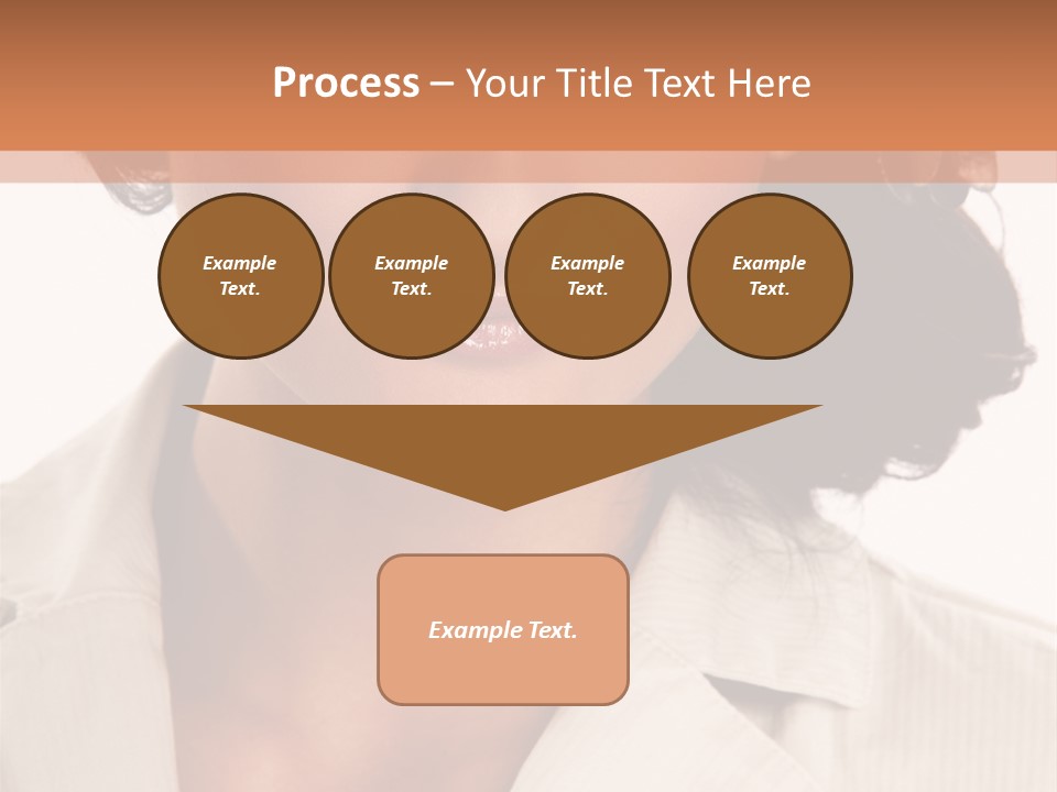 Corporate Smile Woman PowerPoint Template