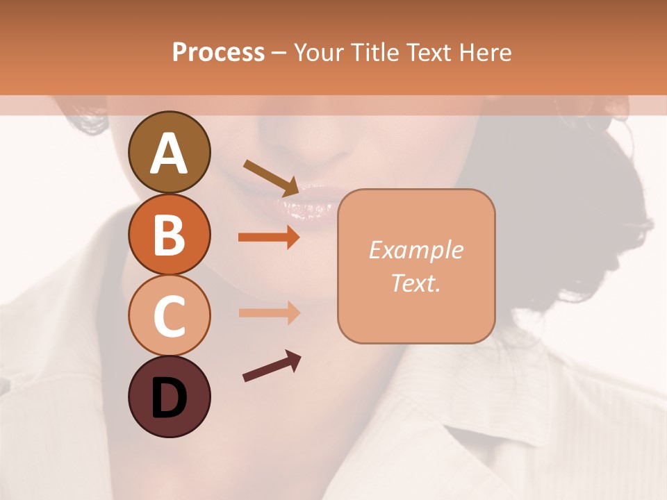 Corporate Smile Woman PowerPoint Template