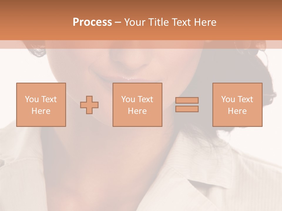 Corporate Smile Woman PowerPoint Template