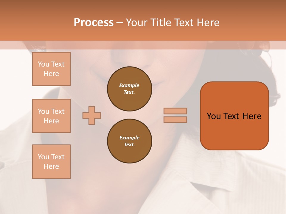 Corporate Smile Woman PowerPoint Template