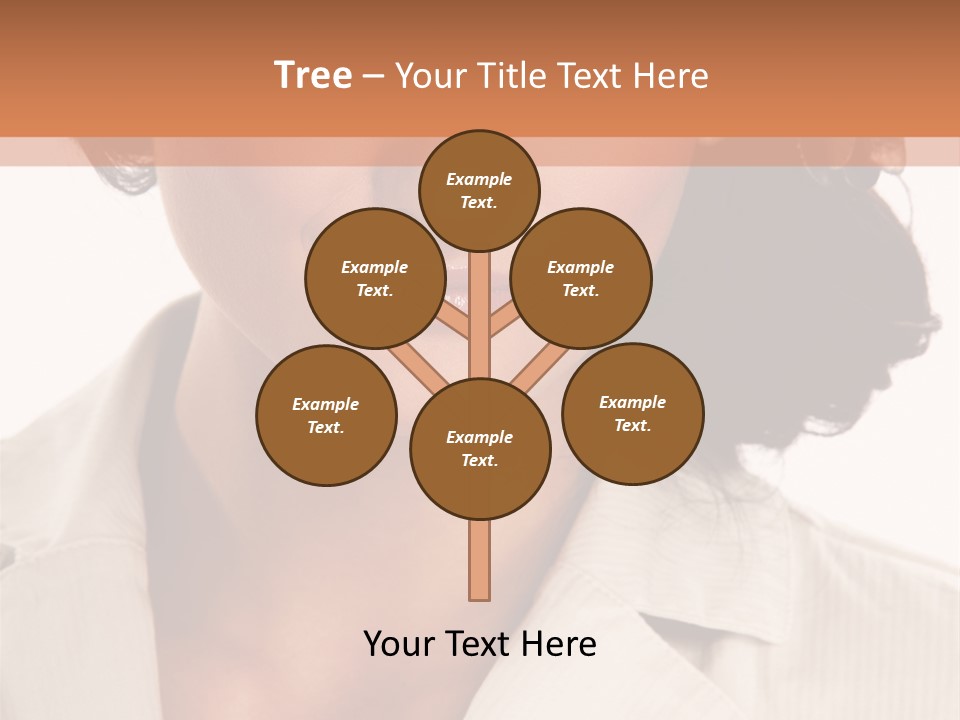 Corporate Smile Woman PowerPoint Template