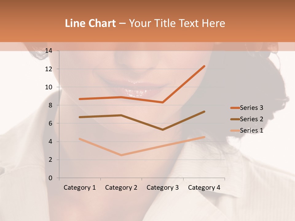 Corporate Smile Woman PowerPoint Template
