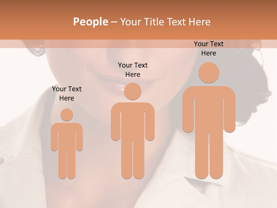 Corporate Smile Woman PowerPoint Template