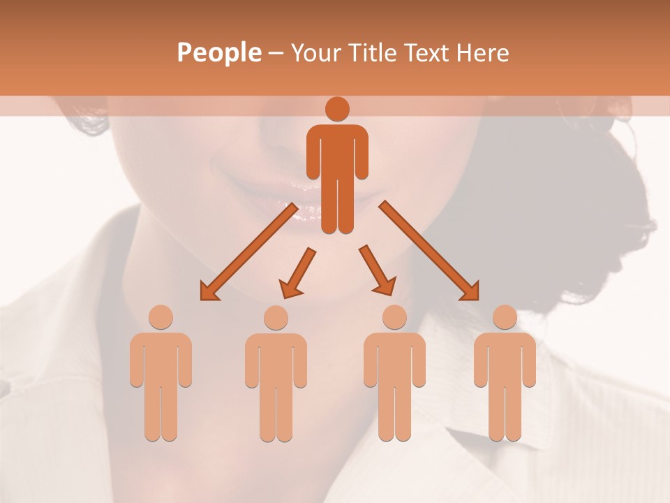 Corporate Smile Woman PowerPoint Template