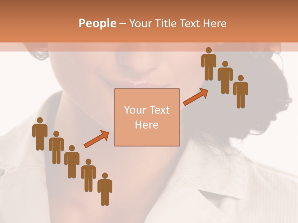 Corporate Smile Woman PowerPoint Template