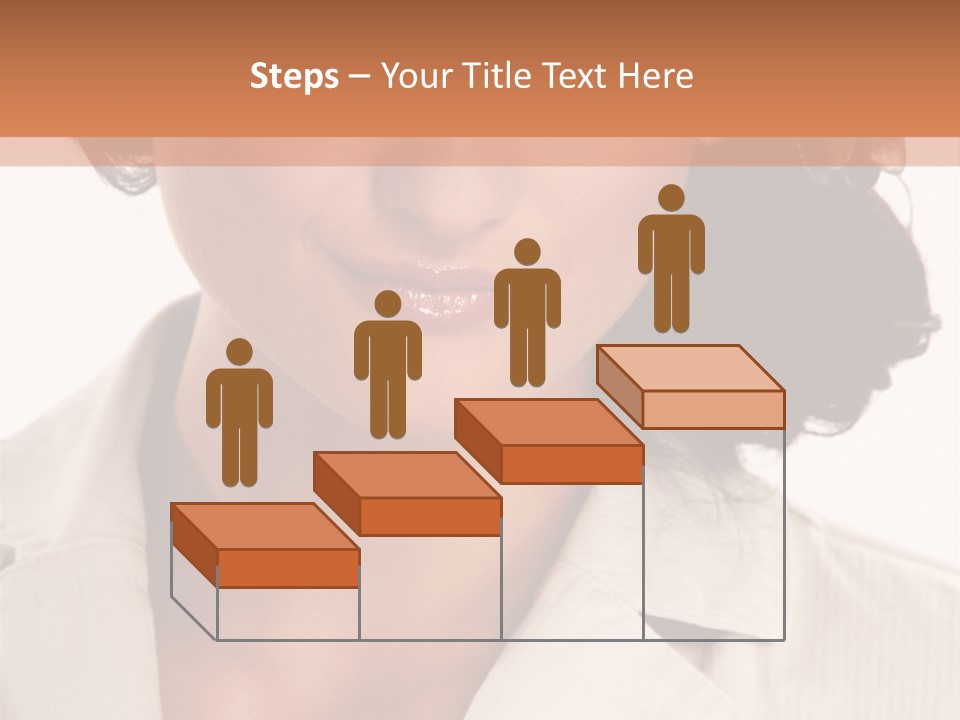 Corporate Smile Woman PowerPoint Template