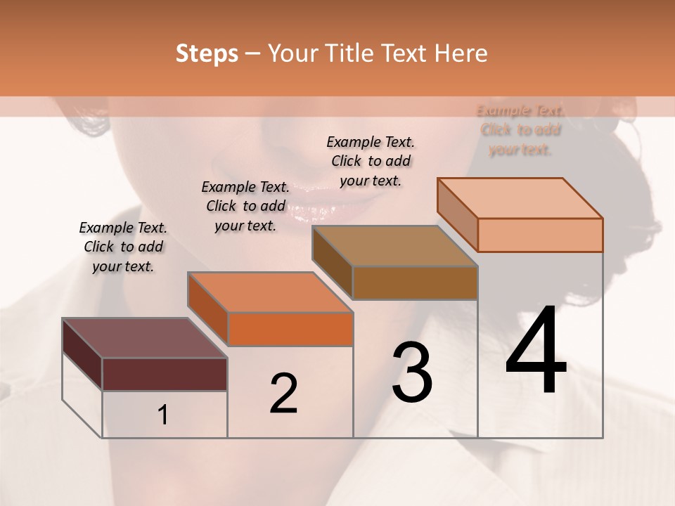 Corporate Smile Woman PowerPoint Template