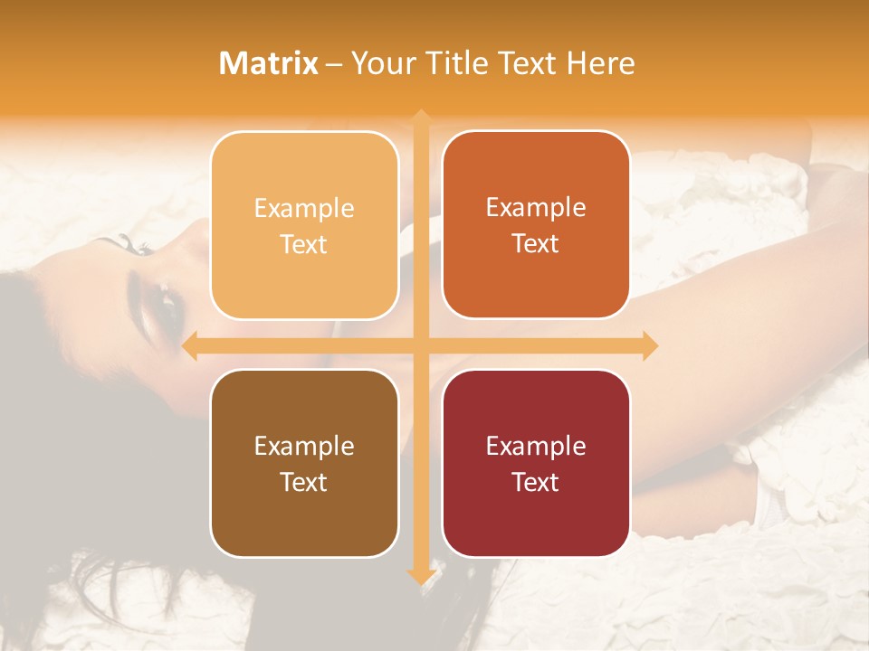 Profile Seasons Curly Hair PowerPoint Template