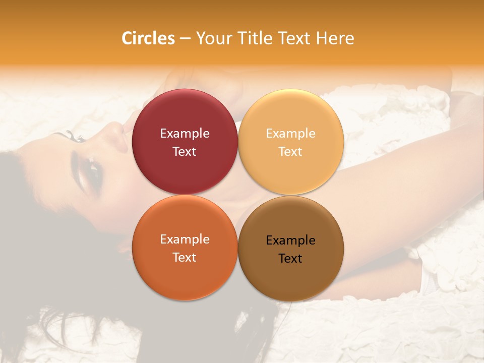 Profile Seasons Curly Hair PowerPoint Template