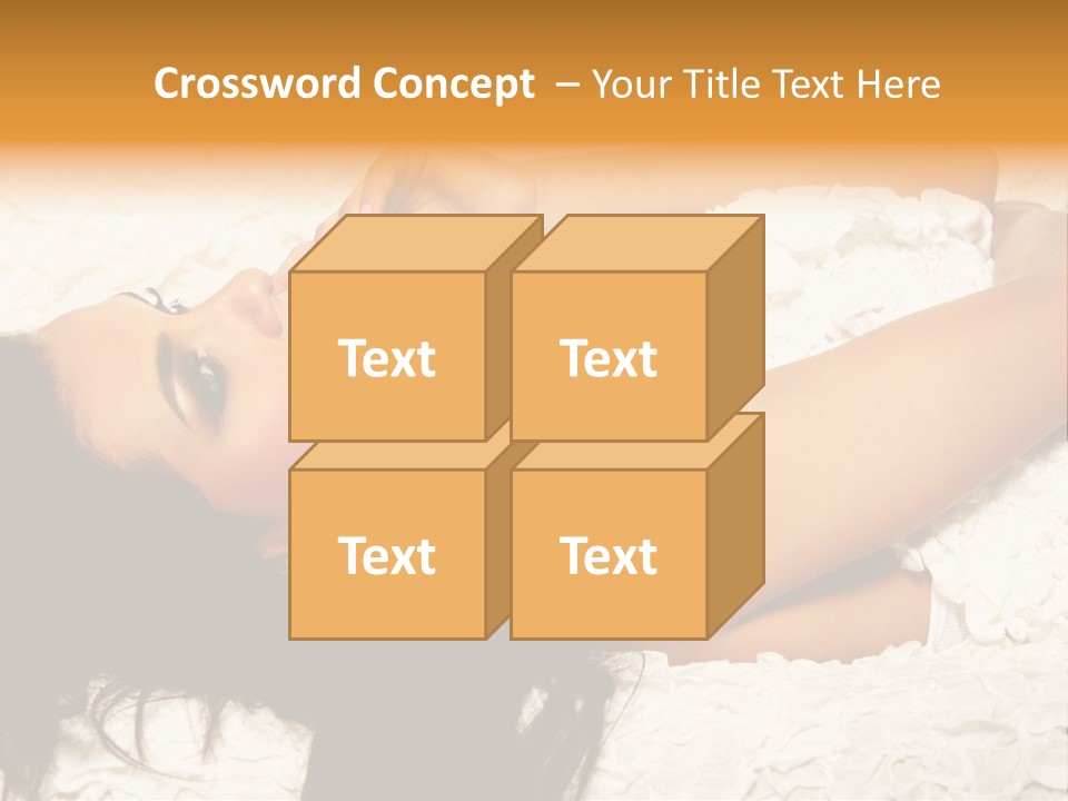 Profile Seasons Curly Hair PowerPoint Template