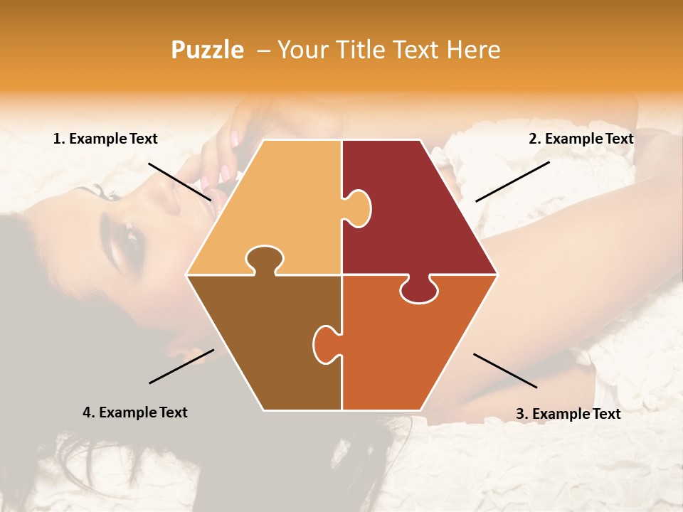 Profile Seasons Curly Hair PowerPoint Template