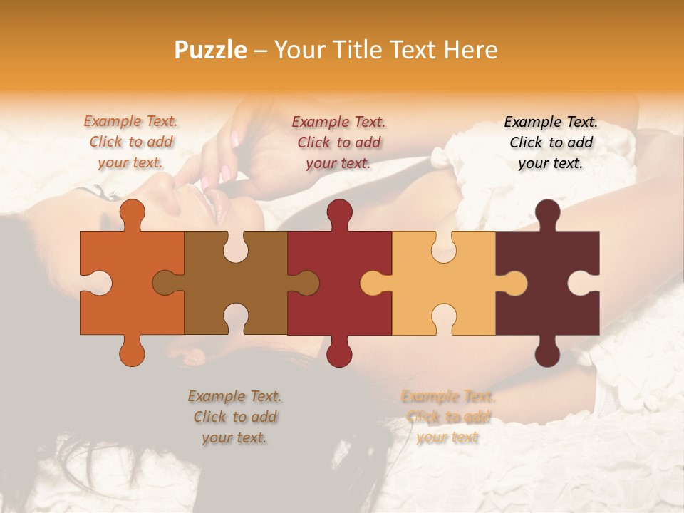 Profile Seasons Curly Hair PowerPoint Template