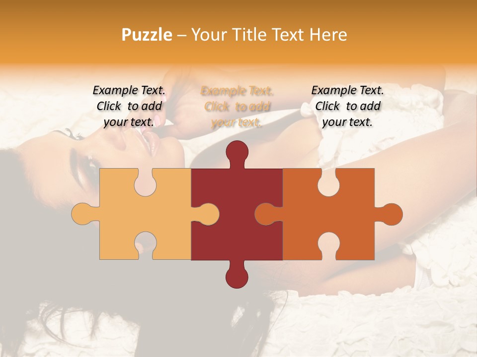 Profile Seasons Curly Hair PowerPoint Template