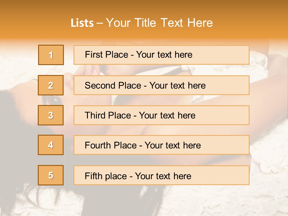 Profile Seasons Curly Hair PowerPoint Template