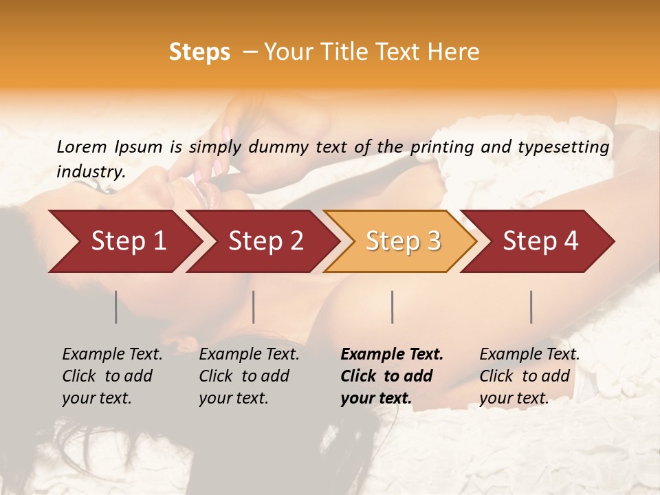 Profile Seasons Curly Hair PowerPoint Template