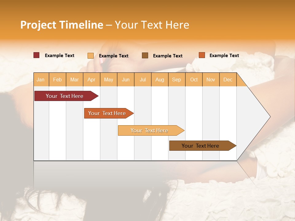 Profile Seasons Curly Hair PowerPoint Template