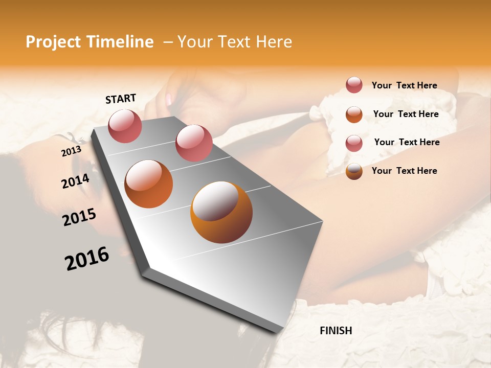 Profile Seasons Curly Hair PowerPoint Template