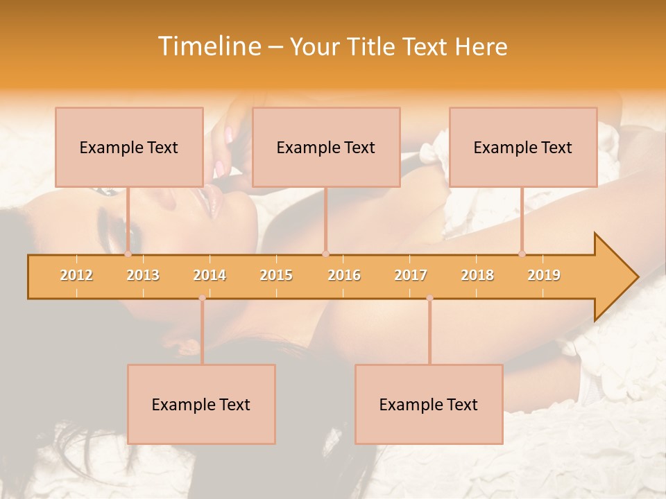 Profile Seasons Curly Hair PowerPoint Template